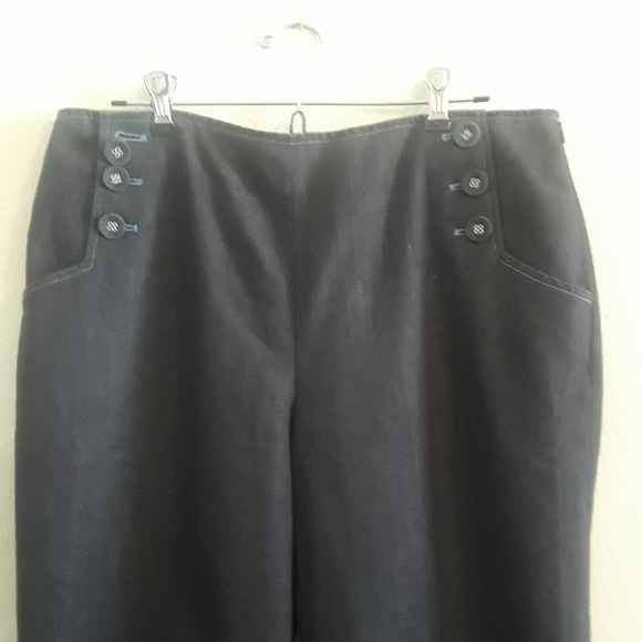 COASTAL GRANDMA NAUTICAL ABBIE MAGS Cropped Nautical Denim - Picture 7 of 8